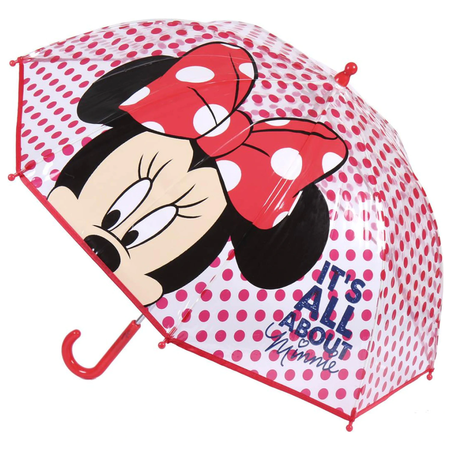Disney Minnie Dots kids transparent umbrella Ø71 cm product photo