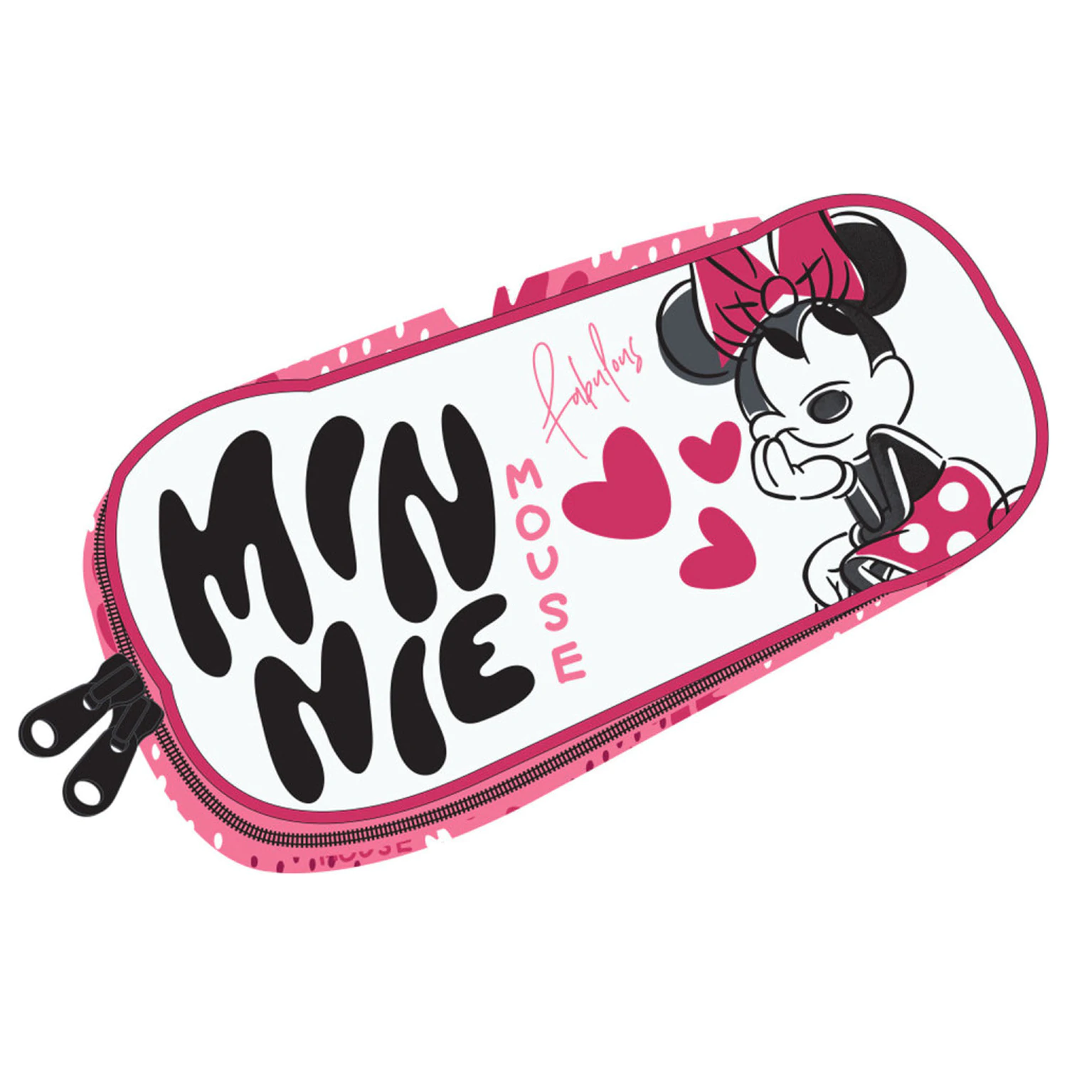 Disney Minnie Draft 2 compartment pencil case 26 cm product photo
