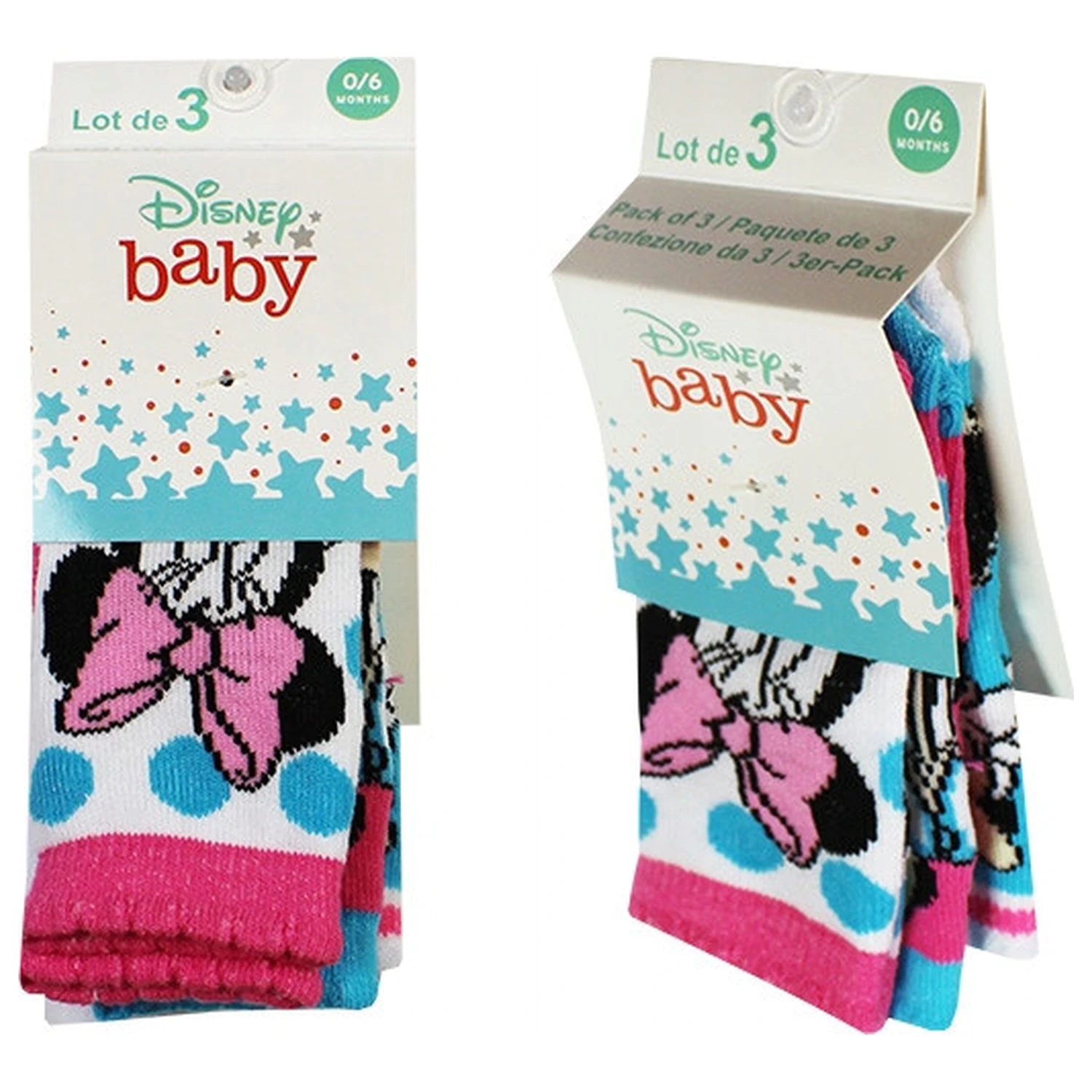 Disney Minnie Mouse Dressy Baby Socks 6-12 months product photo
