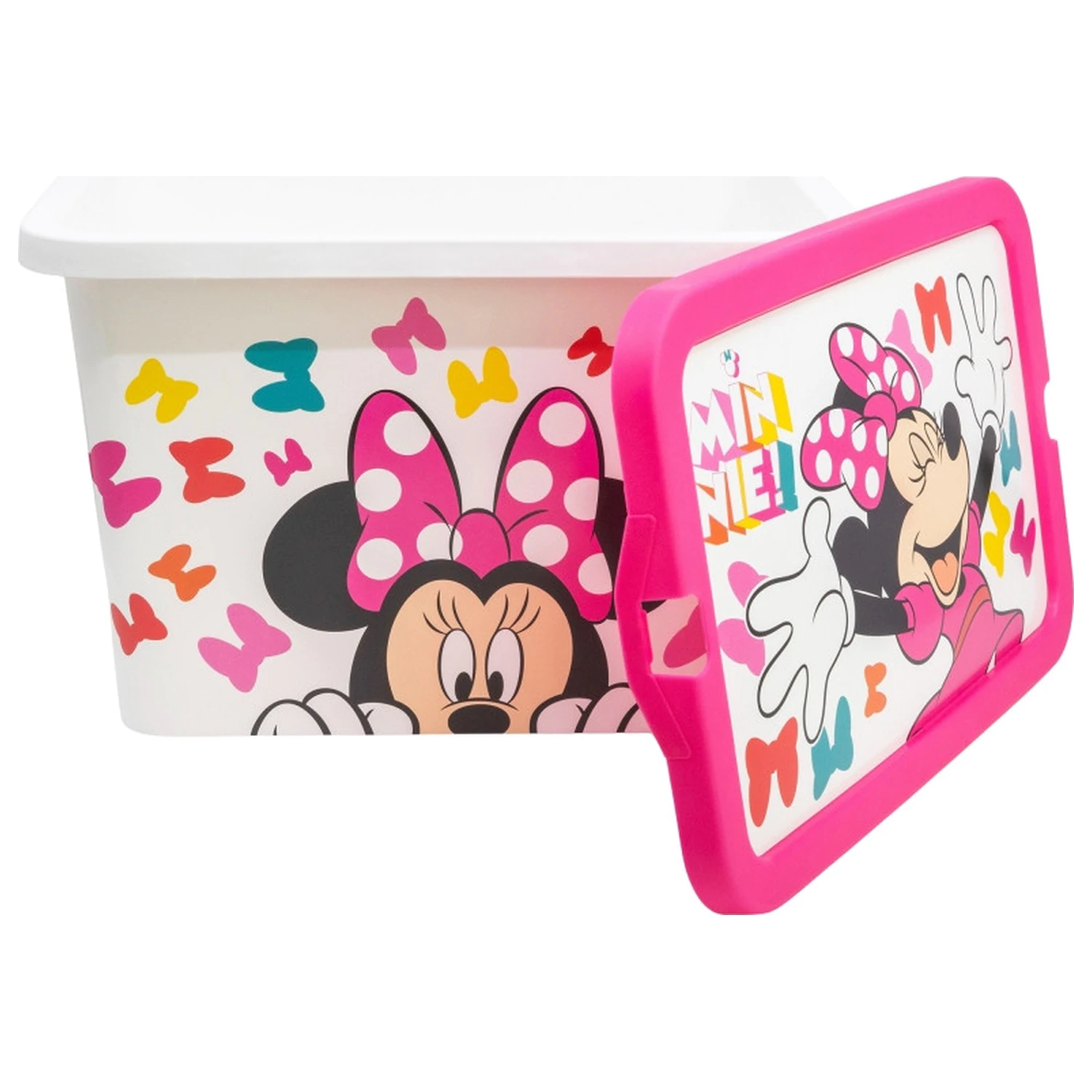 Disney Minnie Edgy Bows plastic storage box 7 L product photo