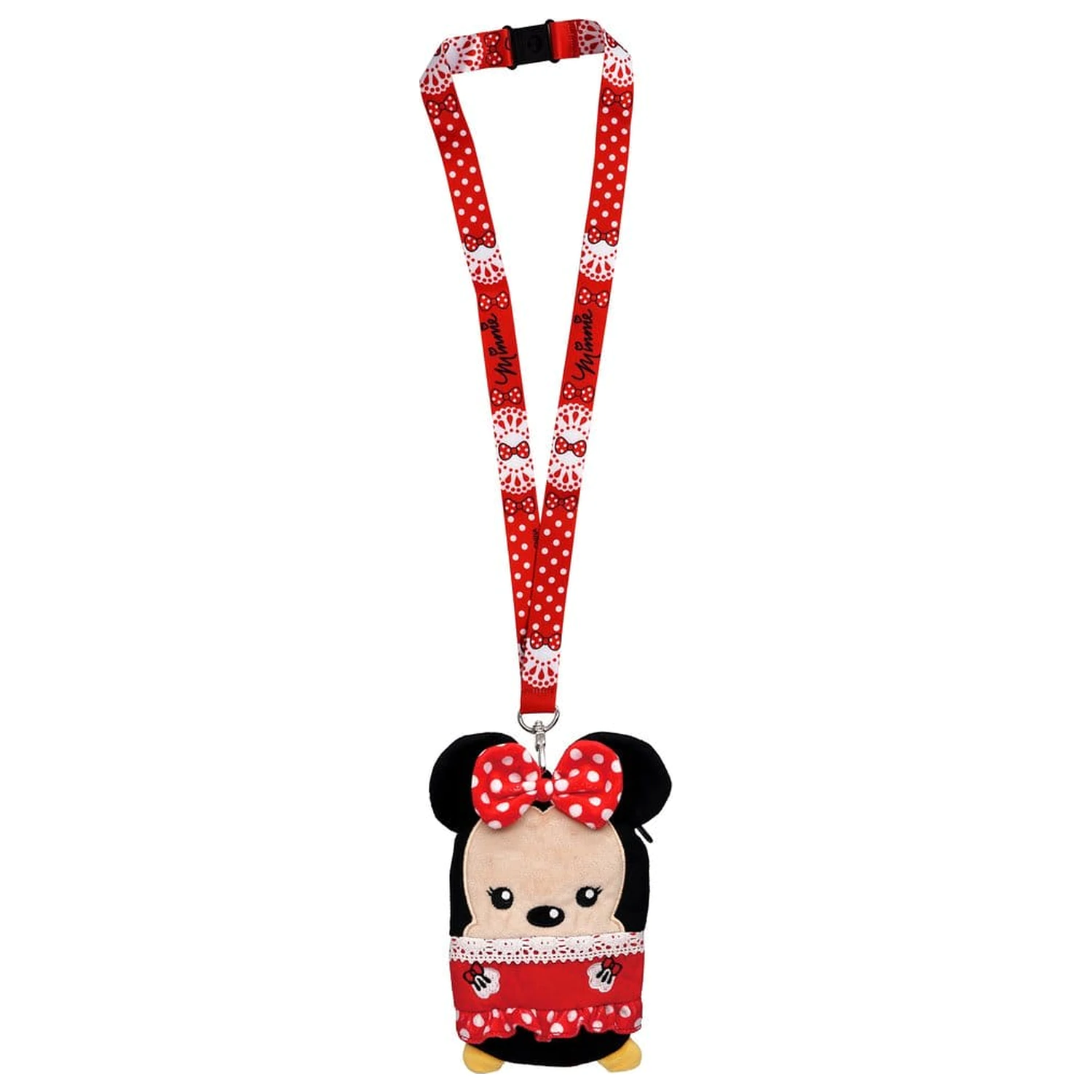 Disney Deluxe Lanyard with Card Holder Minnie Mouse Ver. Red product photo