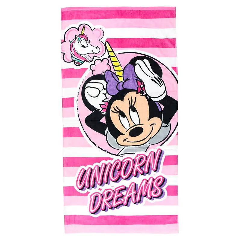 Disney Minnie Unicorn Dreams cotton beach towel product photo