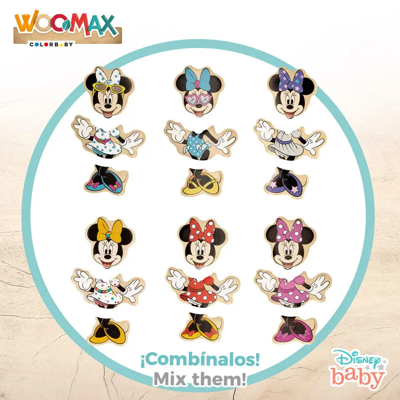 Disney Minnie wooden puzzle 19pcs product photo
