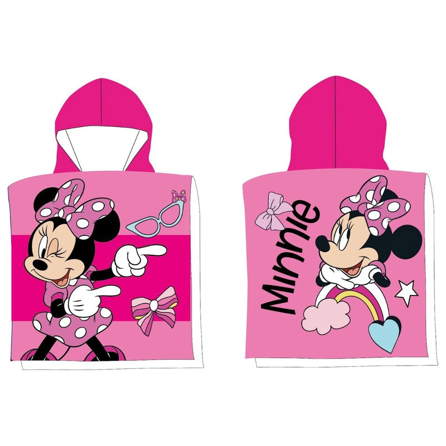 Disney Minnie Fashion Fun Beach Towel Poncho 50x100 cm product photo