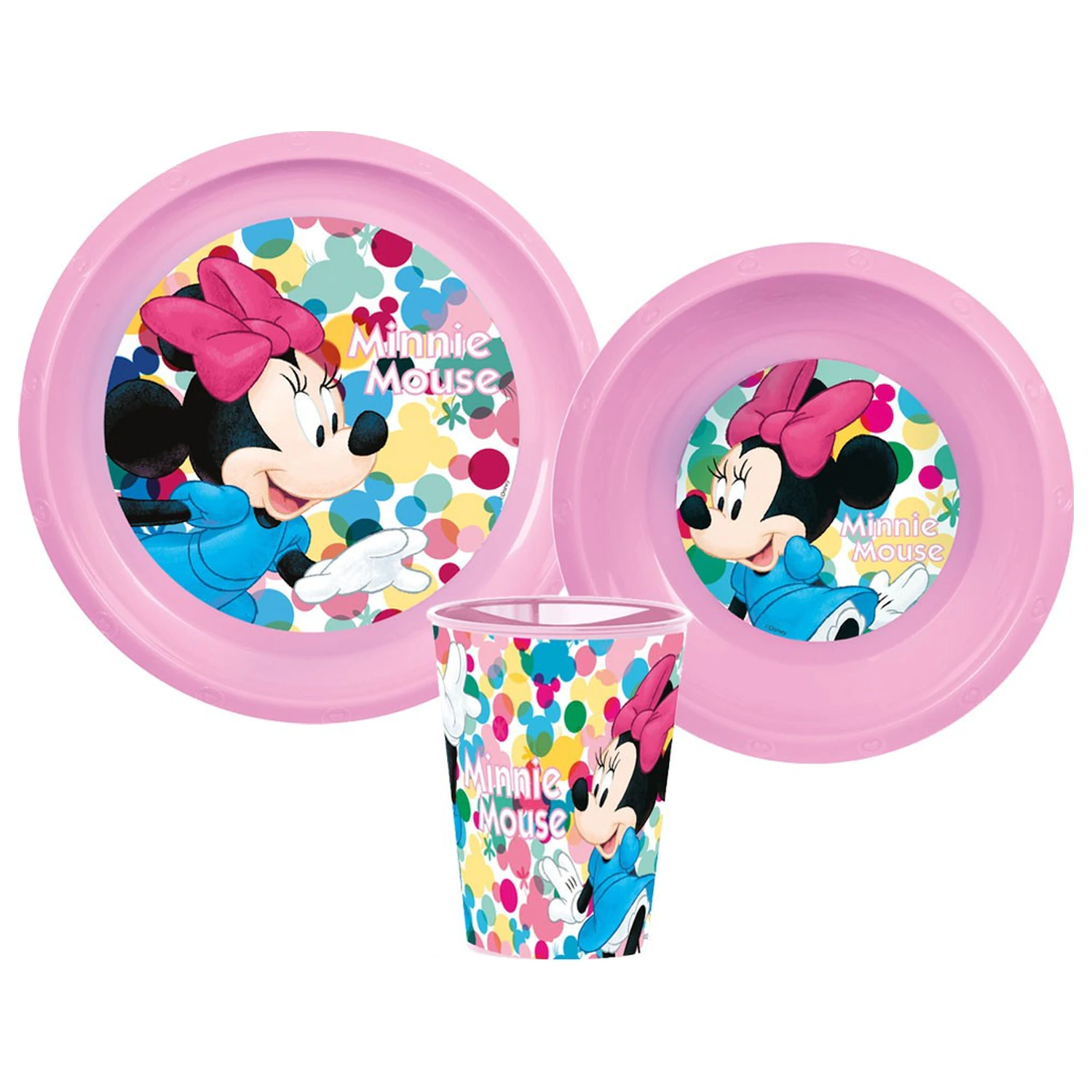 Disney Minnie Feel Good Dinnerware Set, Plastic Set product photo
