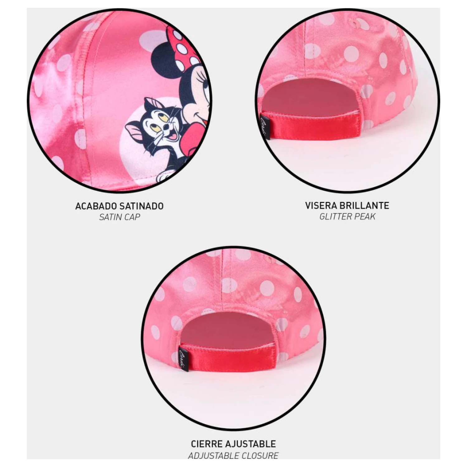 Disney Minnie Figaro Kids' Baseball Cap 53 cm product photo