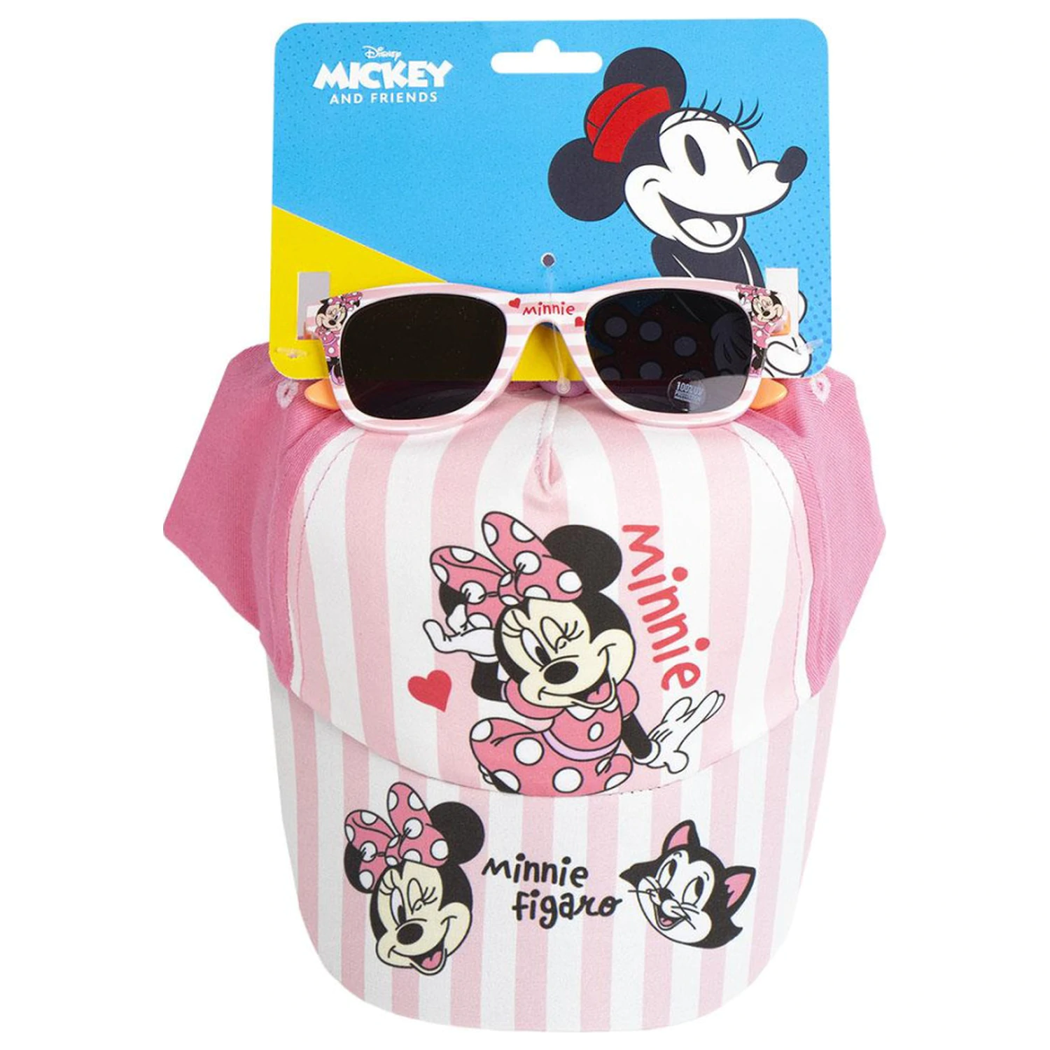Disney Minnie Mouse Figaro Sunglasses and Baseball Cap Set product photo