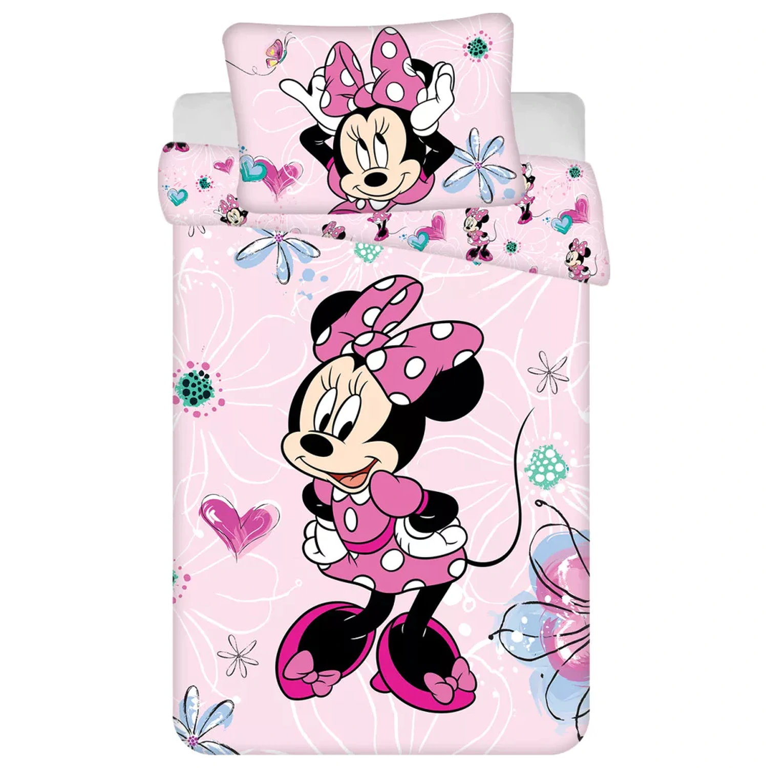 Disney Minnie Flowers children's, preschool duvet cover product photo