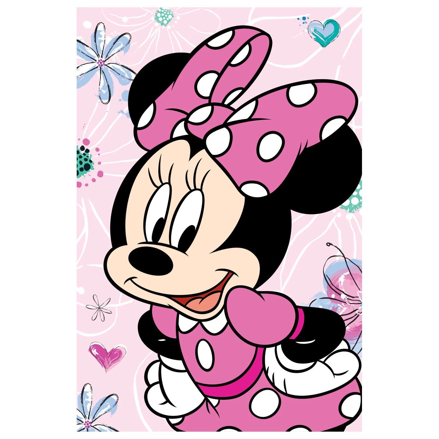 Disney Minnie Flowers Blanket product photo