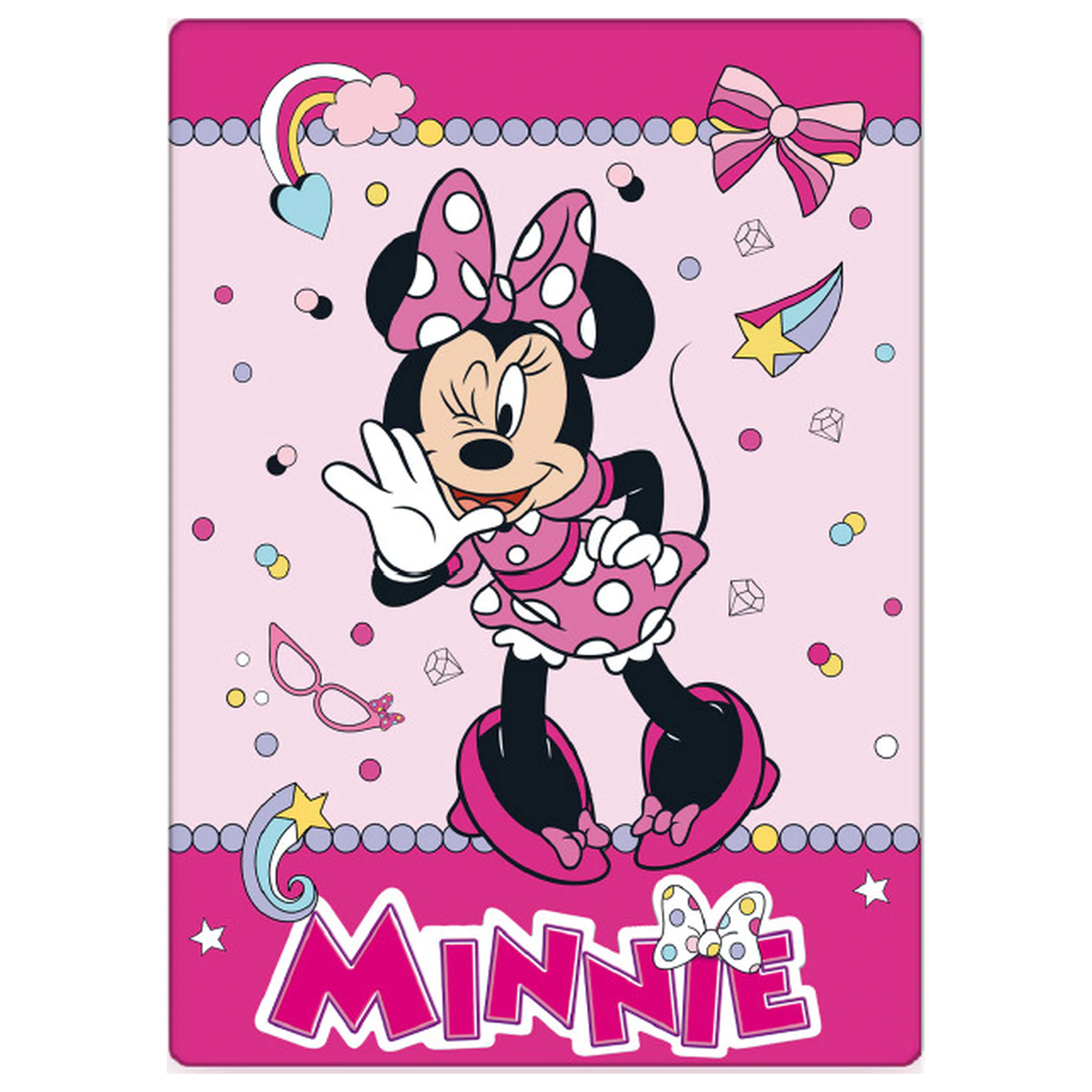 Disney Minnie Funny fleece blanket product photo