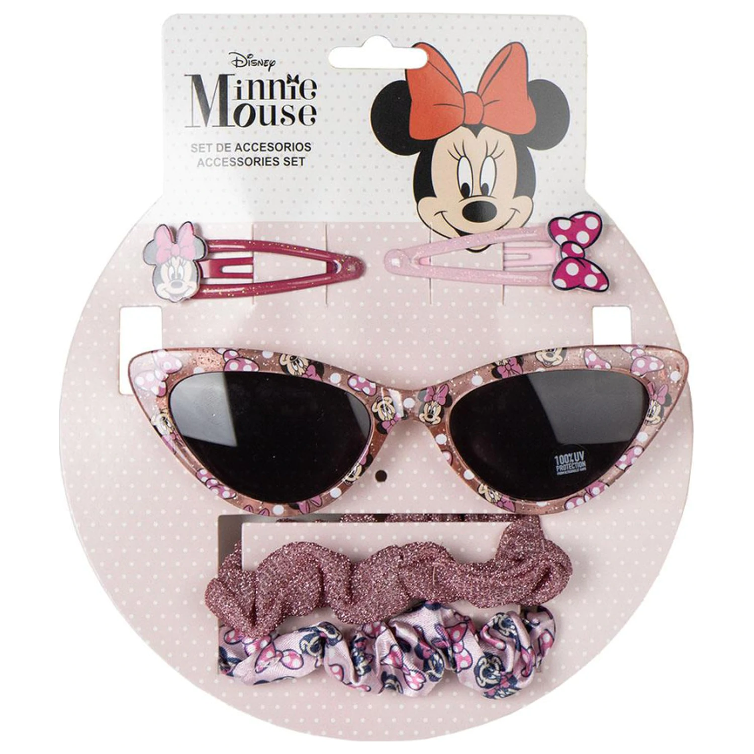 Disney Minnie Glittery Sunglasses and Hair Accessory Set product photo