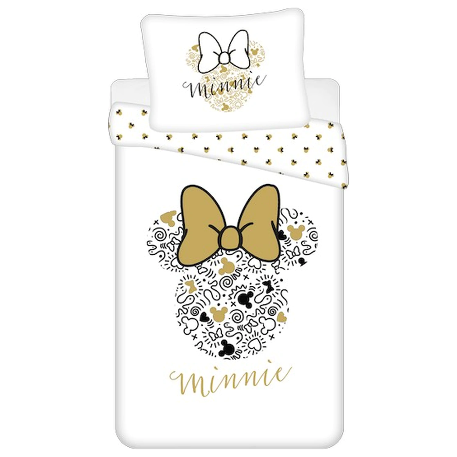 Disney Minnie Gold Duvet Cover product photo