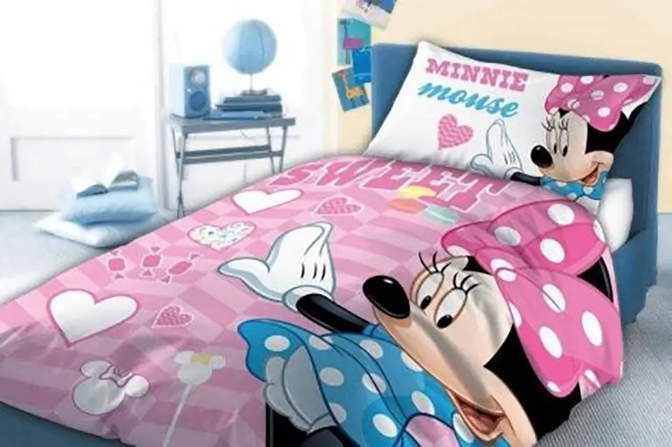 Disney Minnie Children's Duvet Cover 100x135cm, 40x60cm product photo
