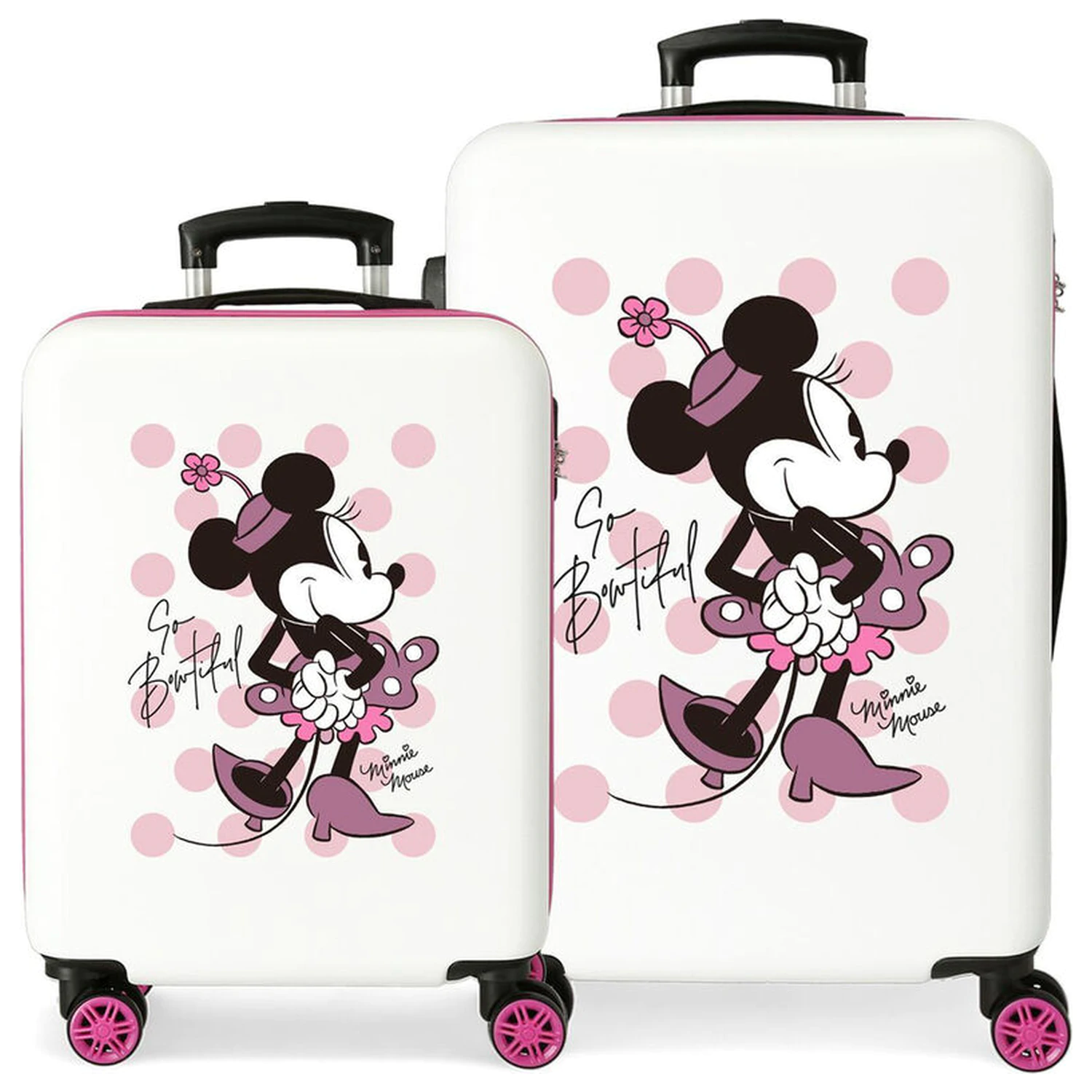 Disney Minnie Have A Good Time ABS 2-piece trolley suitcase set 55/65cm product photo