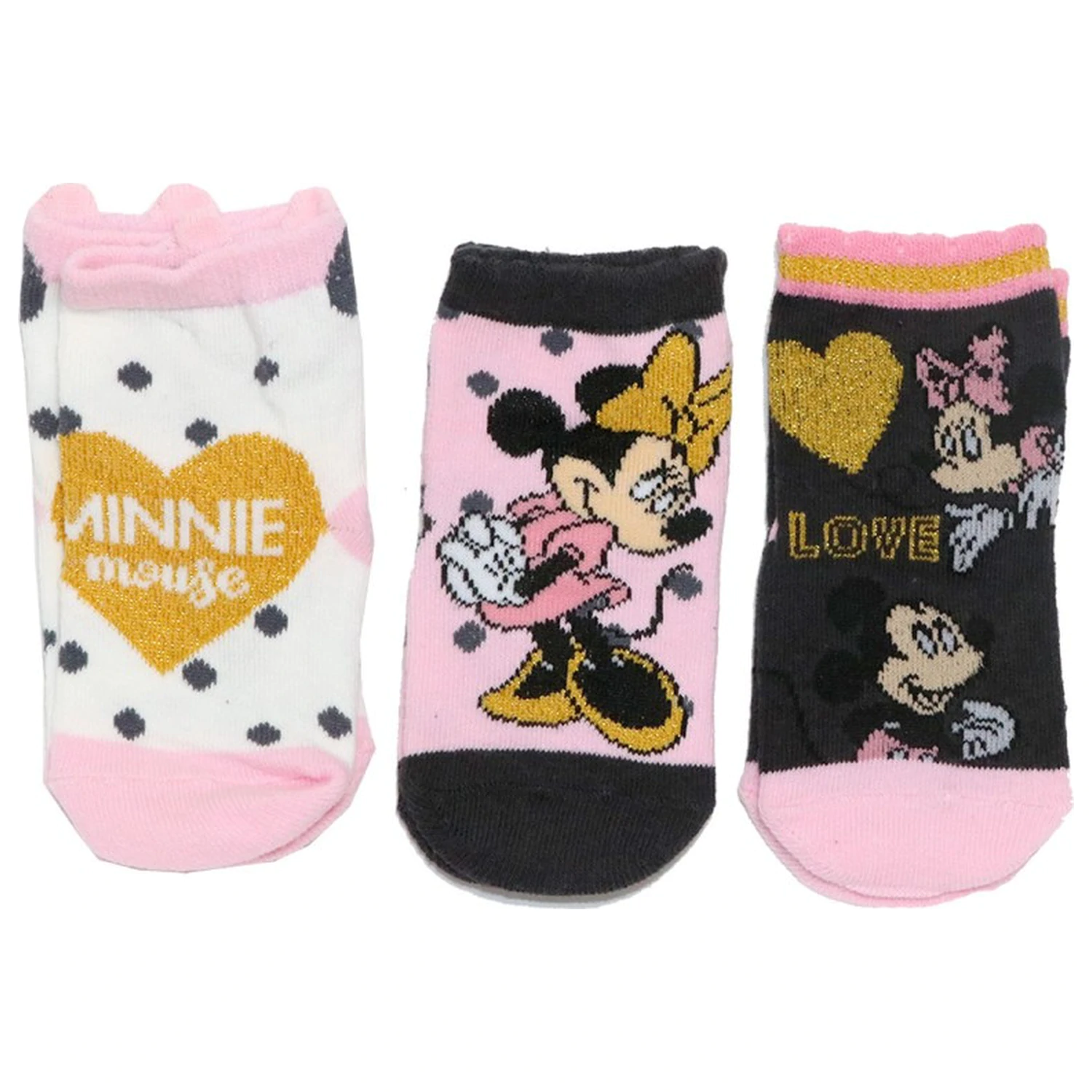 Disney Minnie Heart baby socks 0-6 months product photo