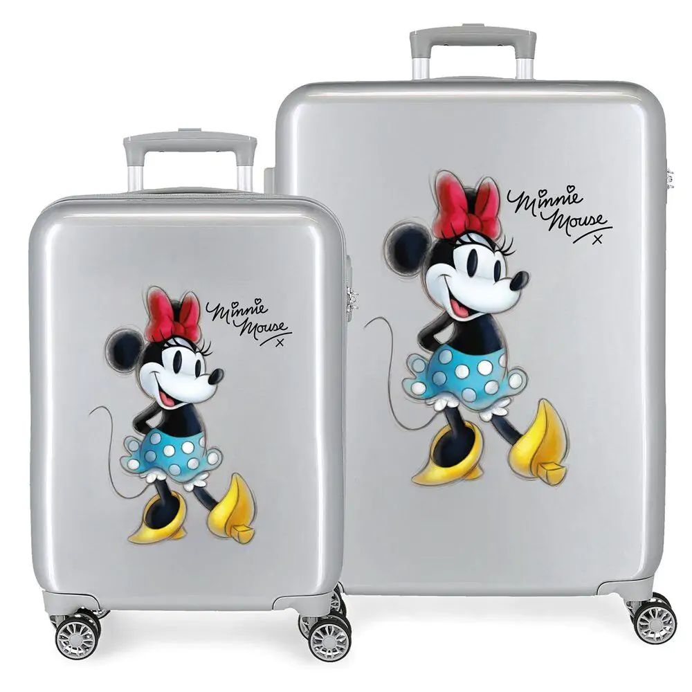Disney Minnie Joyful ABS pack 2 trolley suitcases product photo