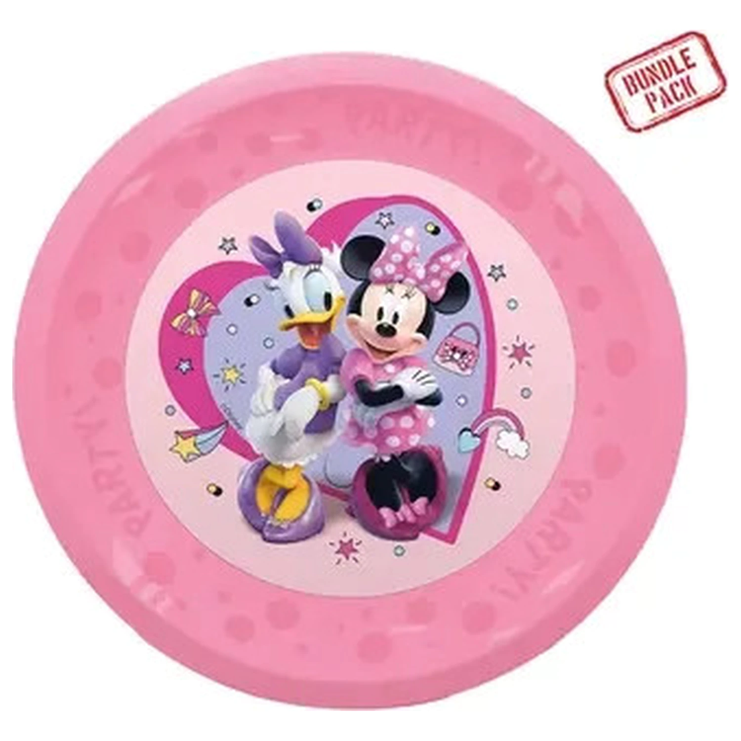 Disney Minnie Junior micro premium plastic dinner plate 4-piece set 21 cm product photo