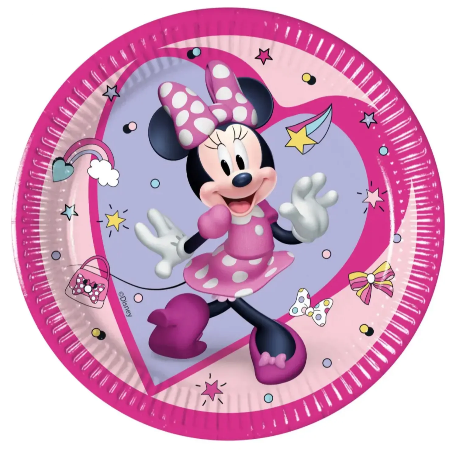Disney Minnie Junior paper plates 8 pcs 20 cm FSC product photo