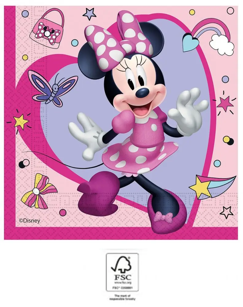 Disney Minnie Junior Napkins 20 pcs 33x33 cm FSC product photo
