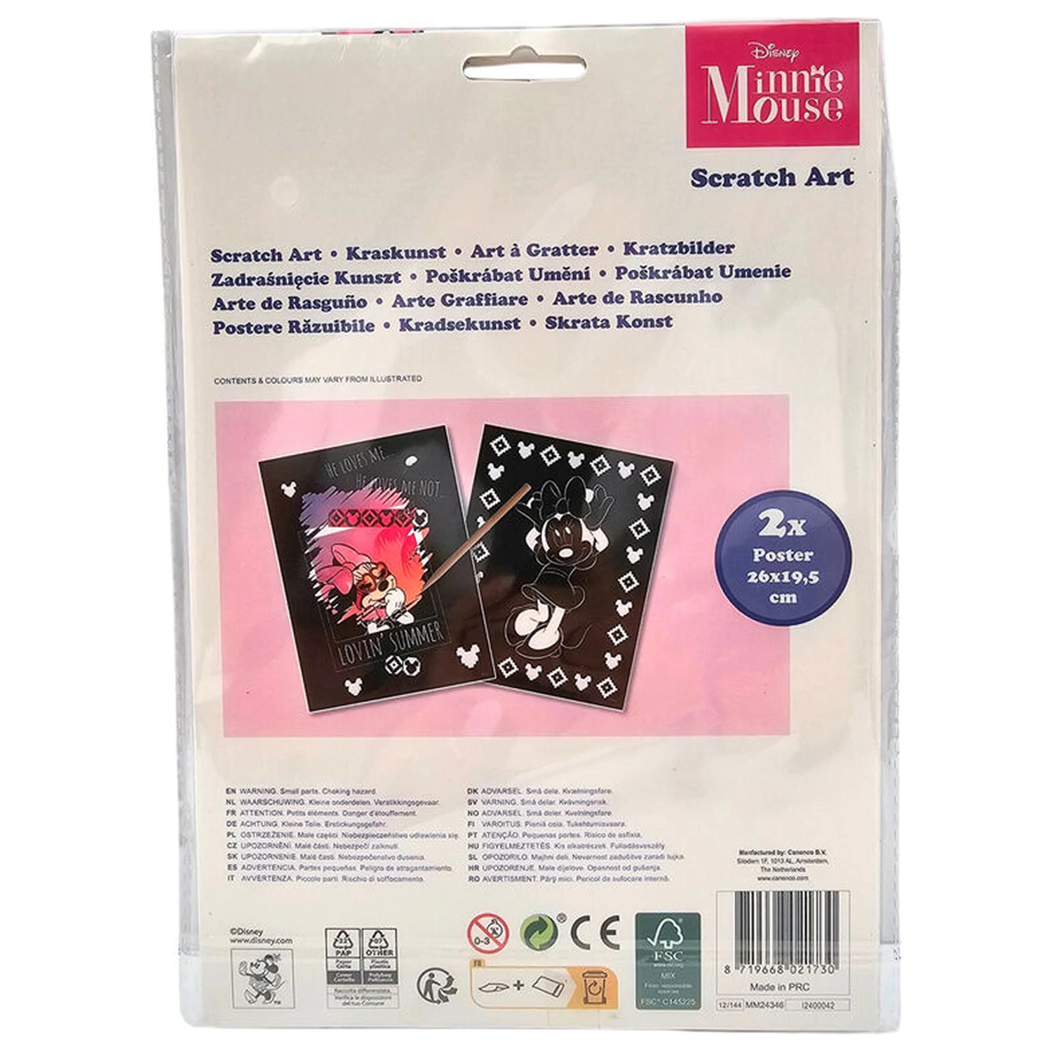 Disney Minnie scratching set product photo