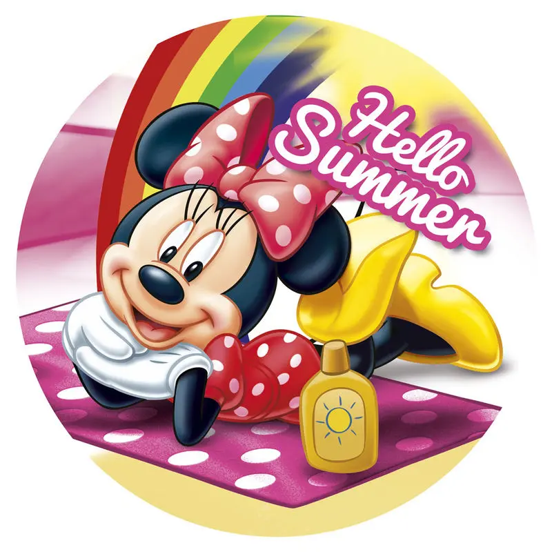 Disney Minnie round towel 120cm product photo