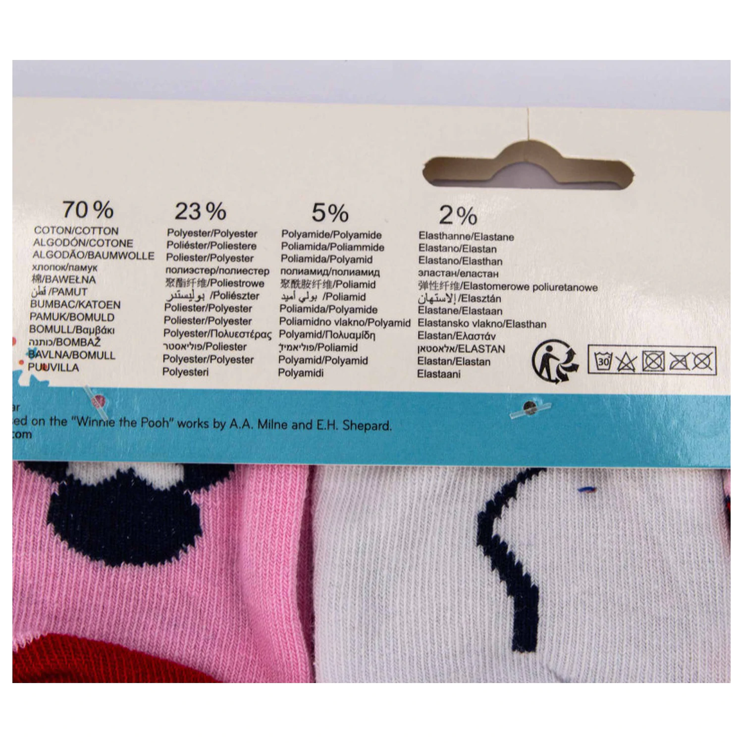 Disney Minnie Love Mom Pink Baby Socks 0-6 Months product photo