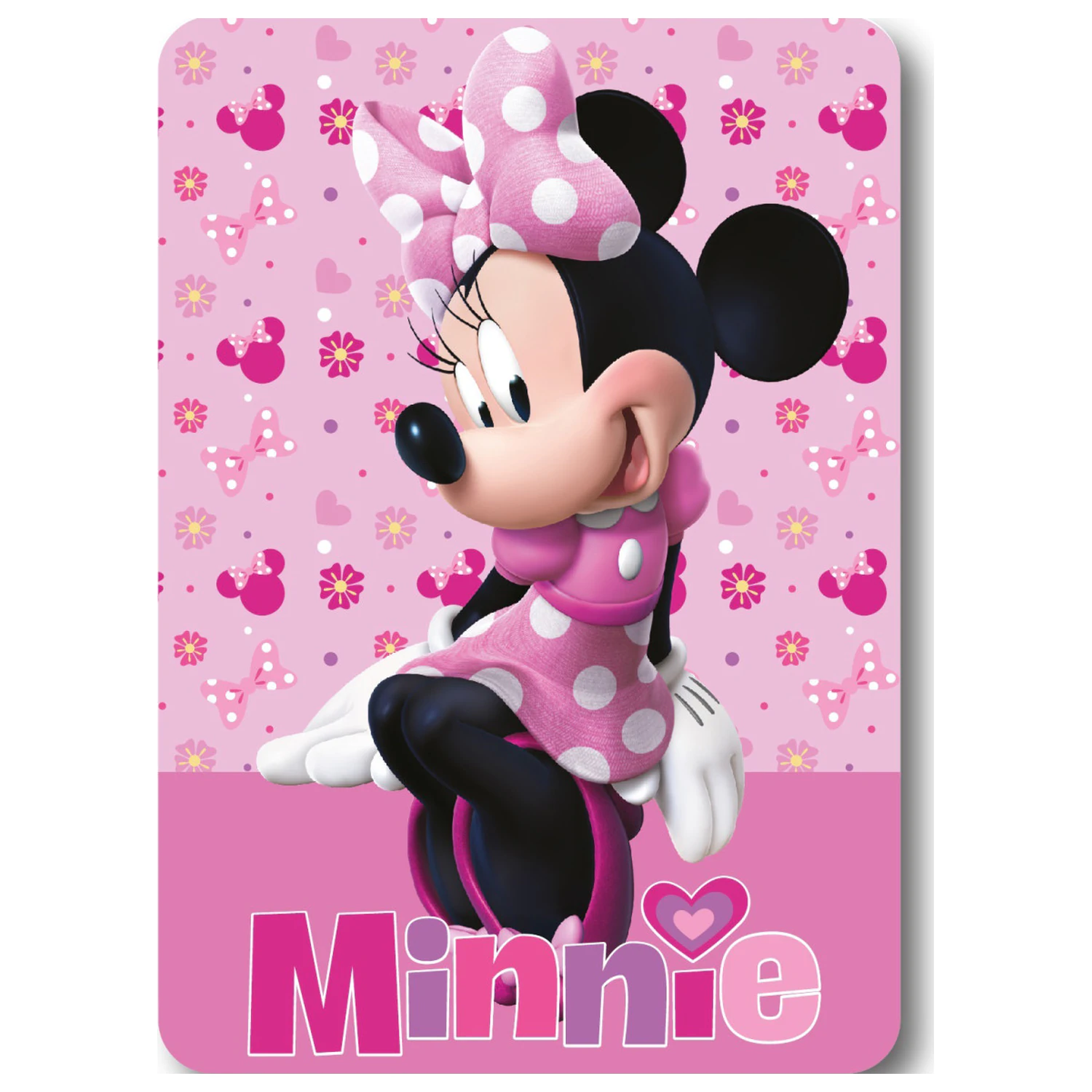 Disney Minnie Lovely Charm fleece blanket product photo