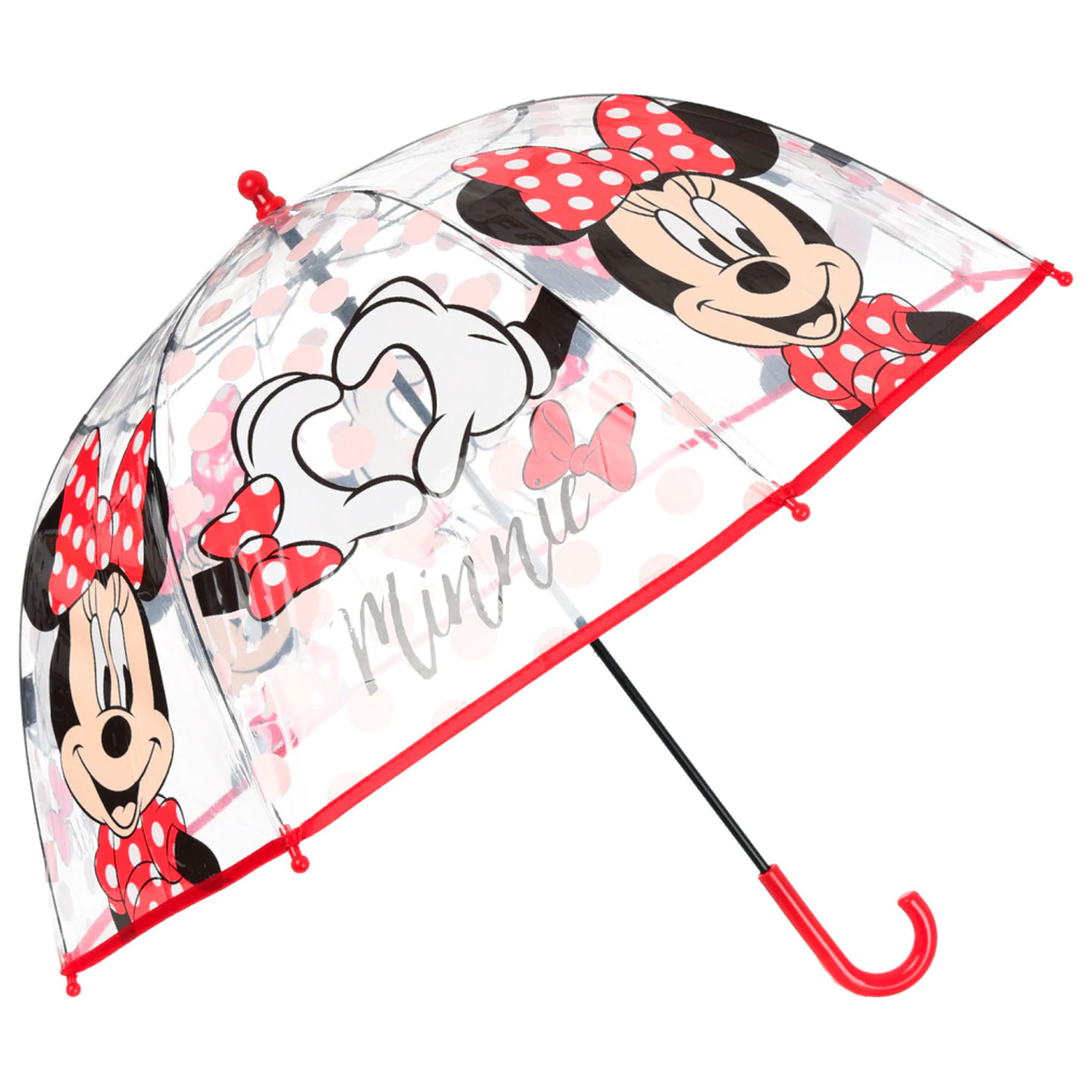 Disney Minnie Lovely Kids Transparent Umbrella product photo