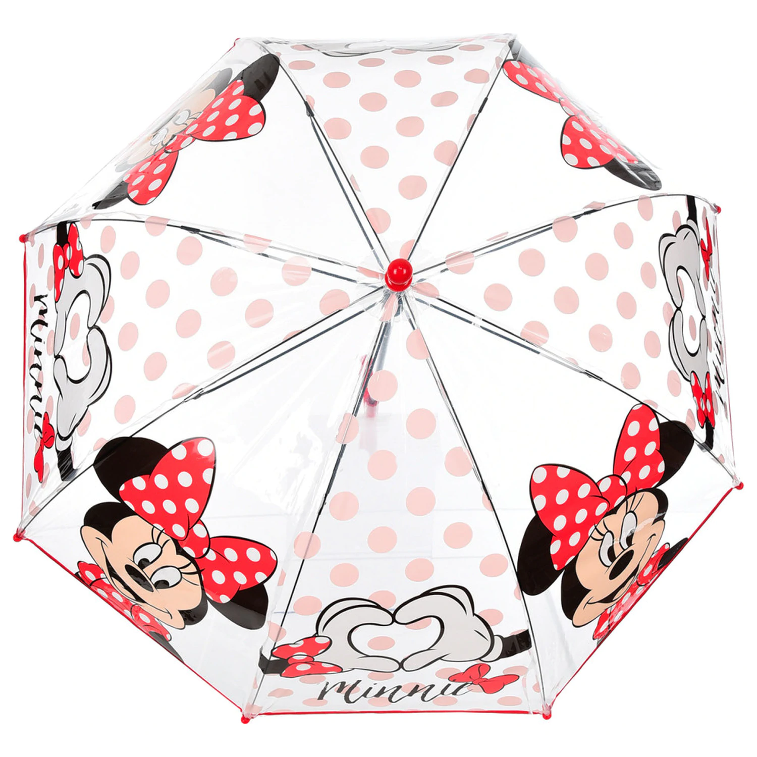 Disney Minnie Lovely Kids Transparent Umbrella product photo