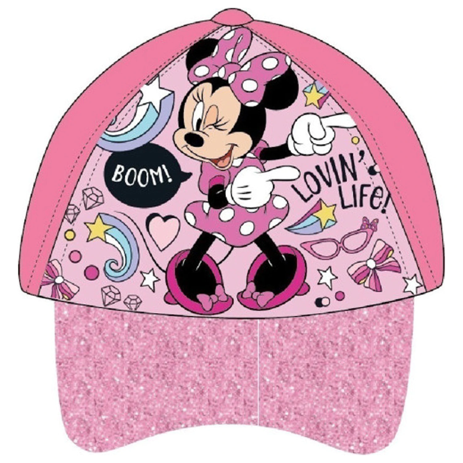 Disney Minnie Lovin' Life Light Pink kids' baseball cap 54 cm product photo