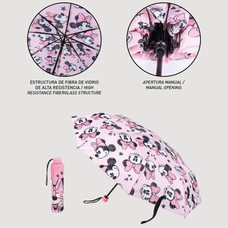 Disney Minnie manual folding umbrella 50cm product photo