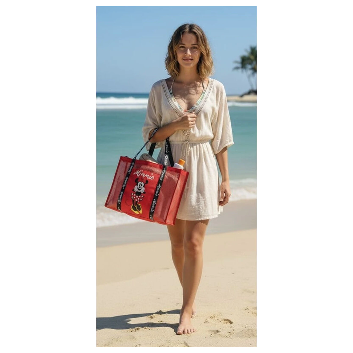 Disney Minnie mesh beach bag product photo