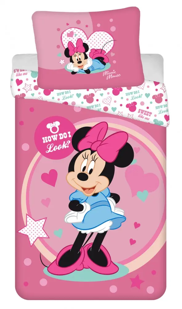 Disney Minnie Microfiber Duvet Cover 140x200cm, 70x90cm product photo