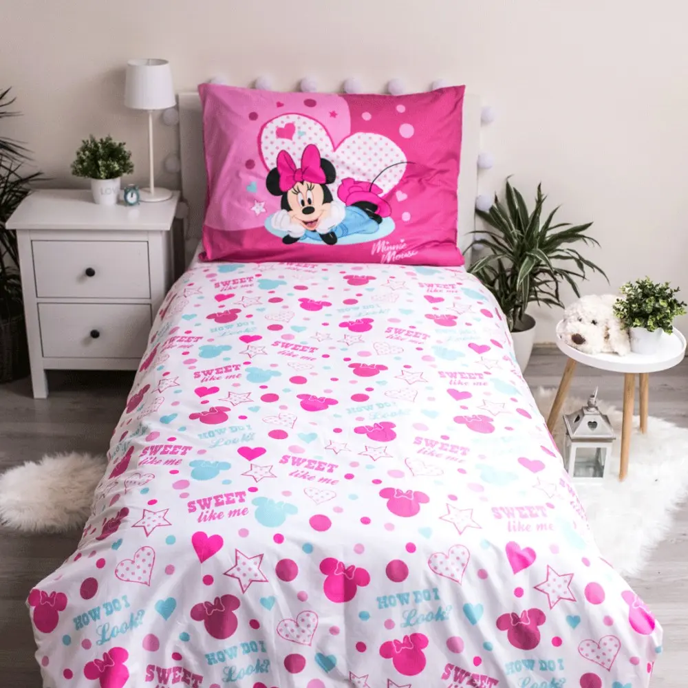 Disney Minnie Microfiber Duvet Cover 140x200cm, 70x90cm product photo