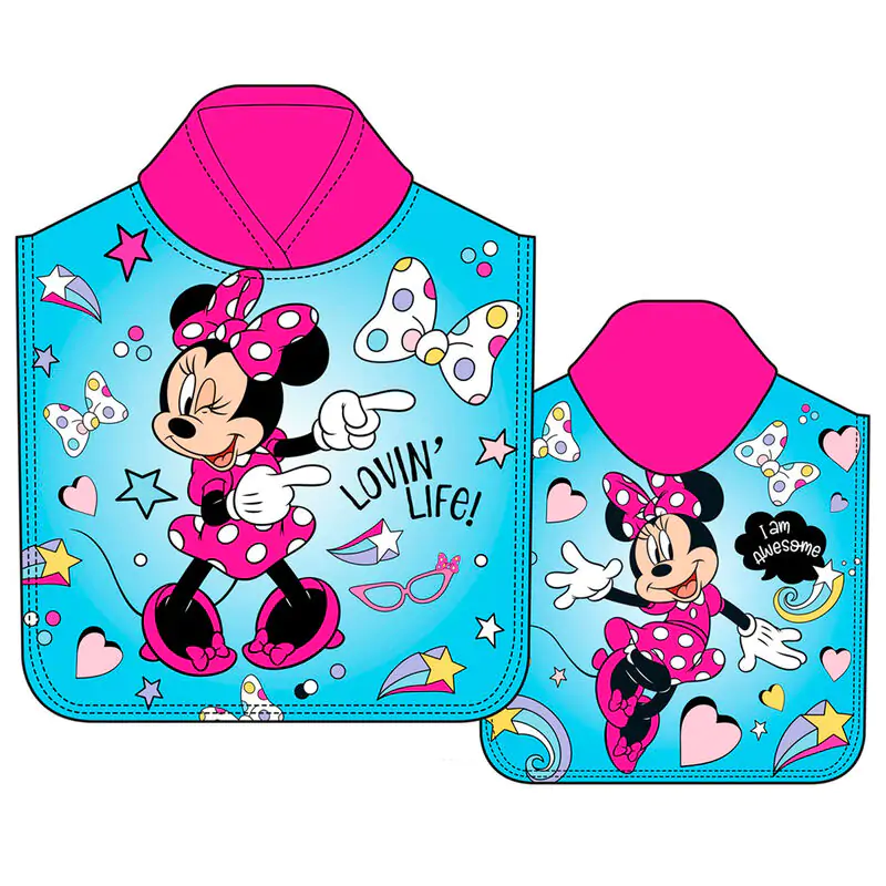Disney Minnie microfibre poncho towel product photo