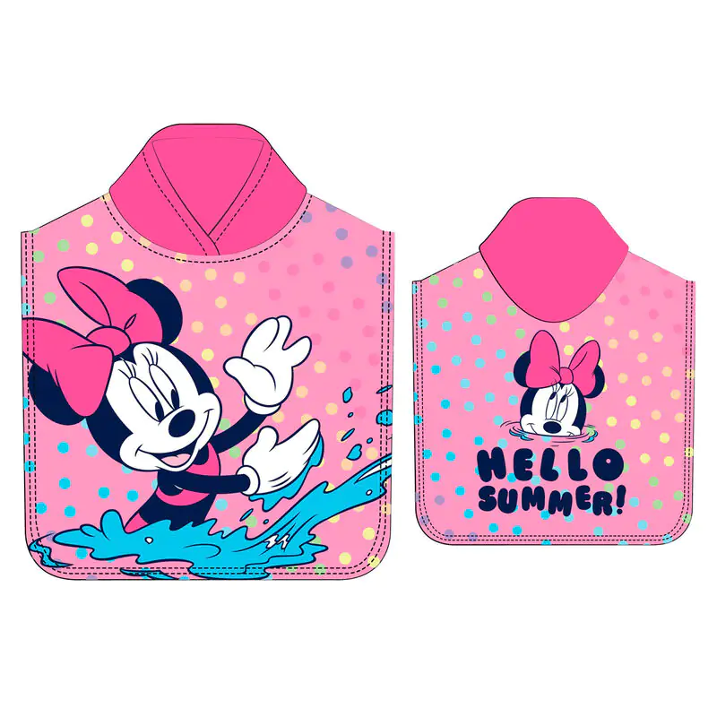 Disney Minnie microfibre poncho towel product photo