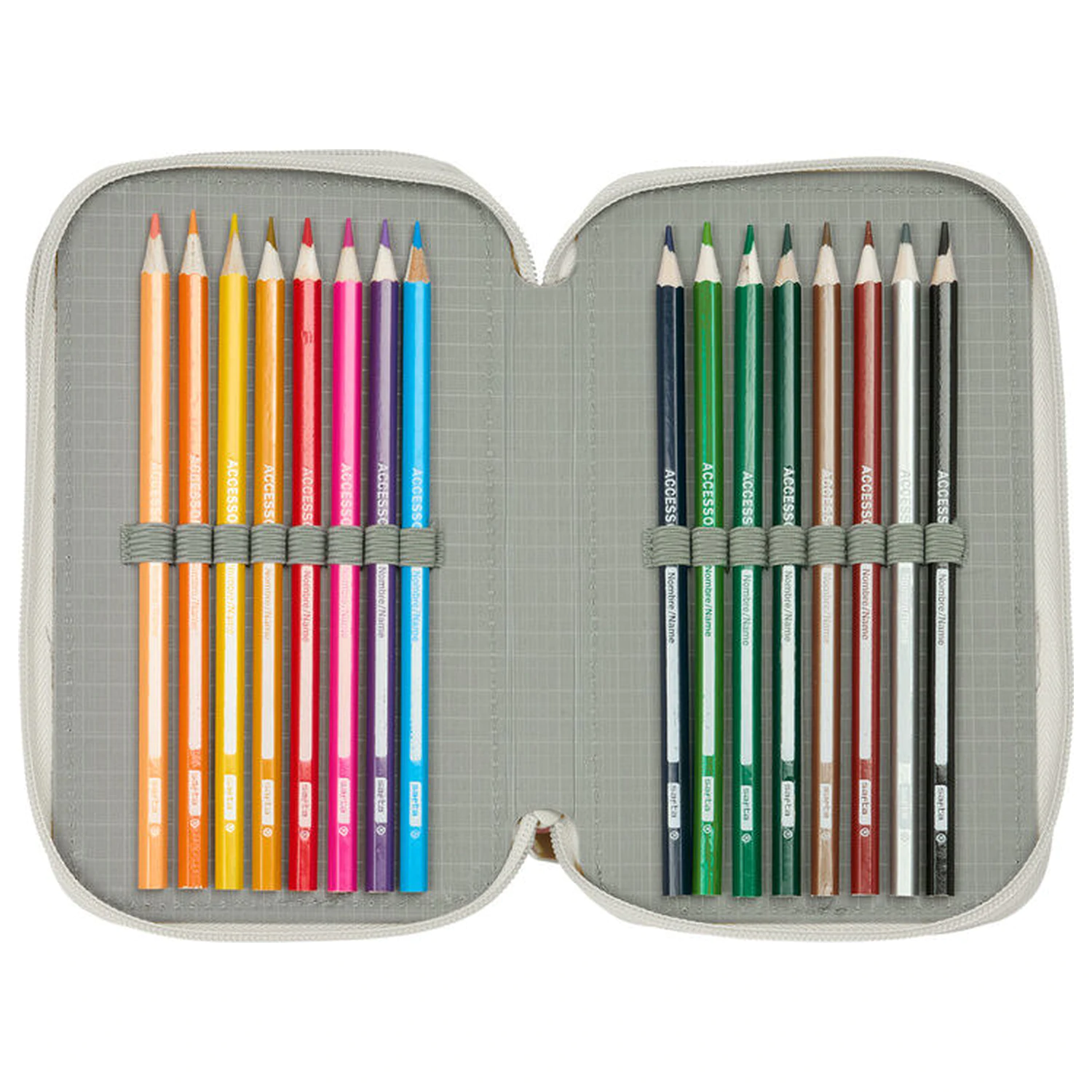 Disney Minnie Minty triple pencil case 37pcs product photo