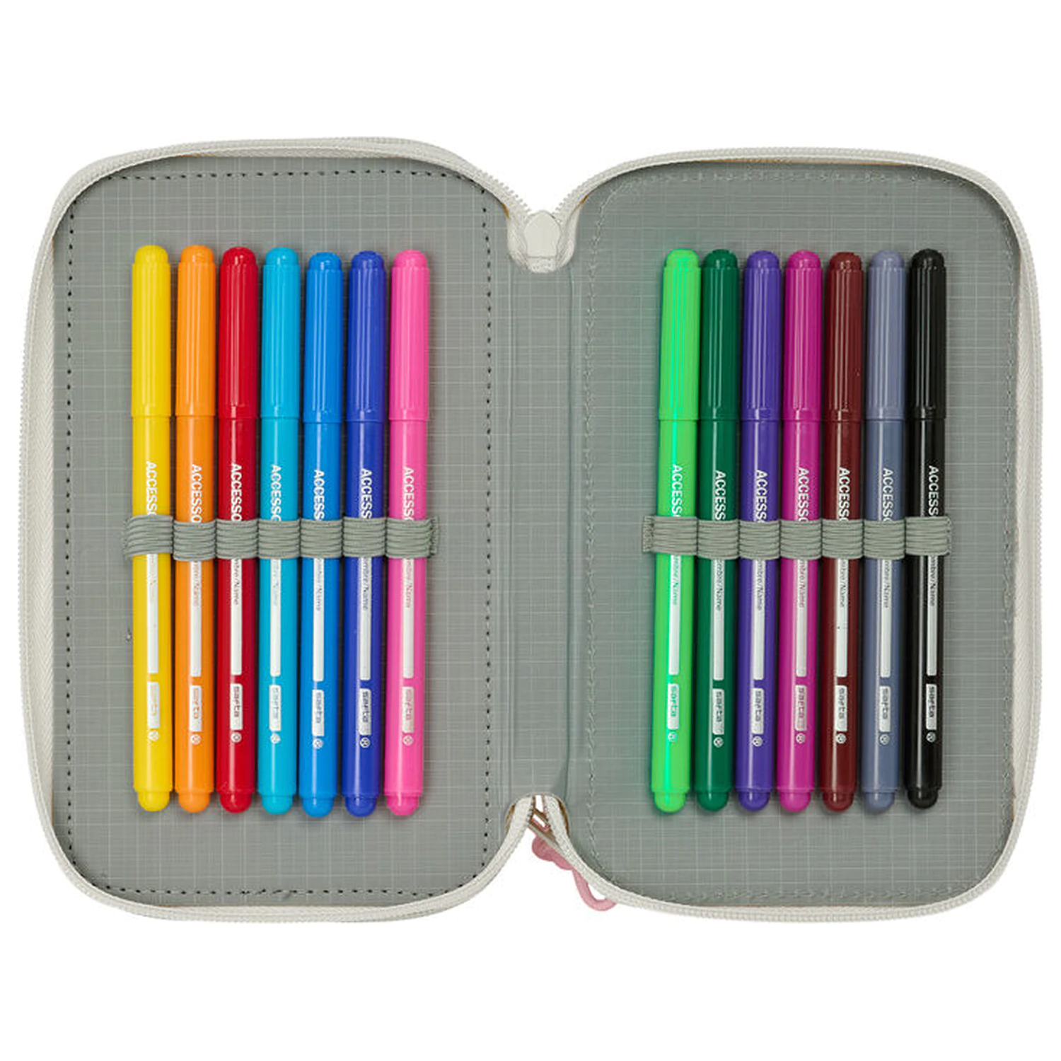 Disney Minnie Minty triple pencil case 37pcs product photo