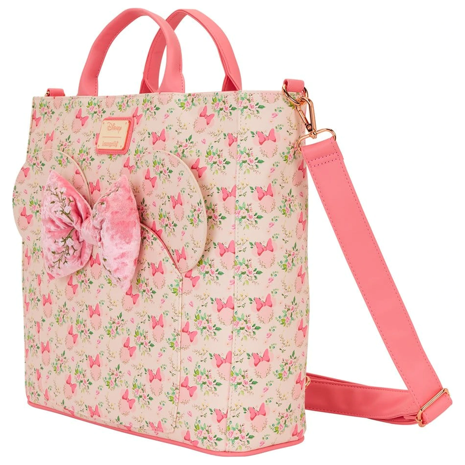 Disney by Loungefly Backpack and Tote Bag Minnie Mouse Floral product photo