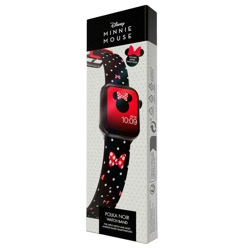 Disney Smartwatch-Wristband Minnie Mouse Polka Noir product photo