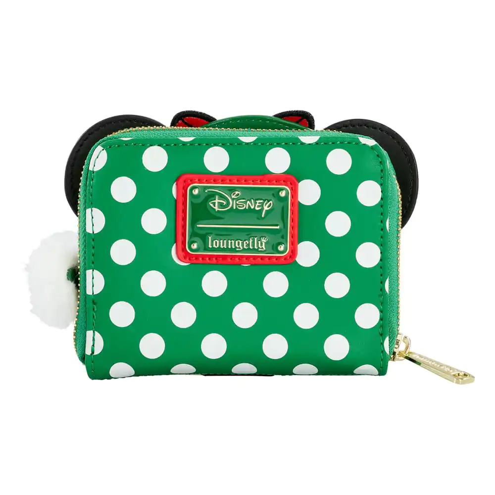 Disney by Loungefly Wallet Minnie Mouse Polka Dot Christmas product photo