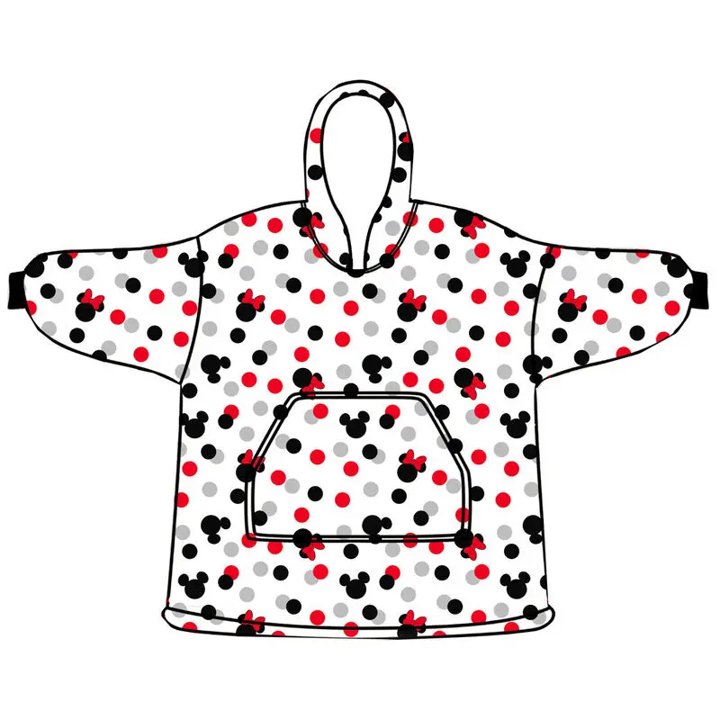 Disney Minnie oversize sweatshirt coat adult coral product photo