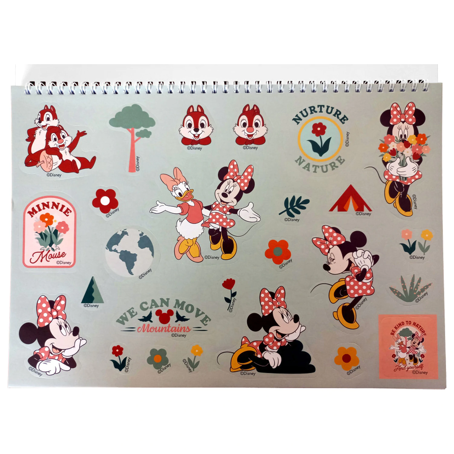 Disney Minnie Nomadic Spirit A/4 Spiral Sketchbook with 40 Stickers product photo