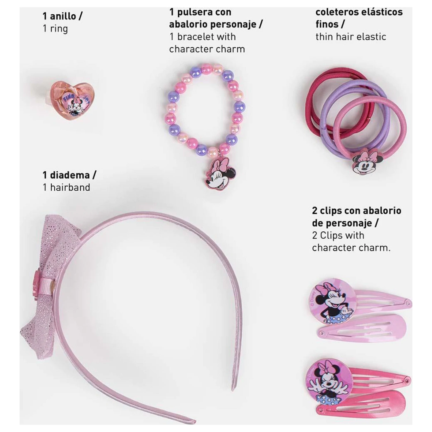 Disney Minnie On-the-Go Hair Accessory Set product photo