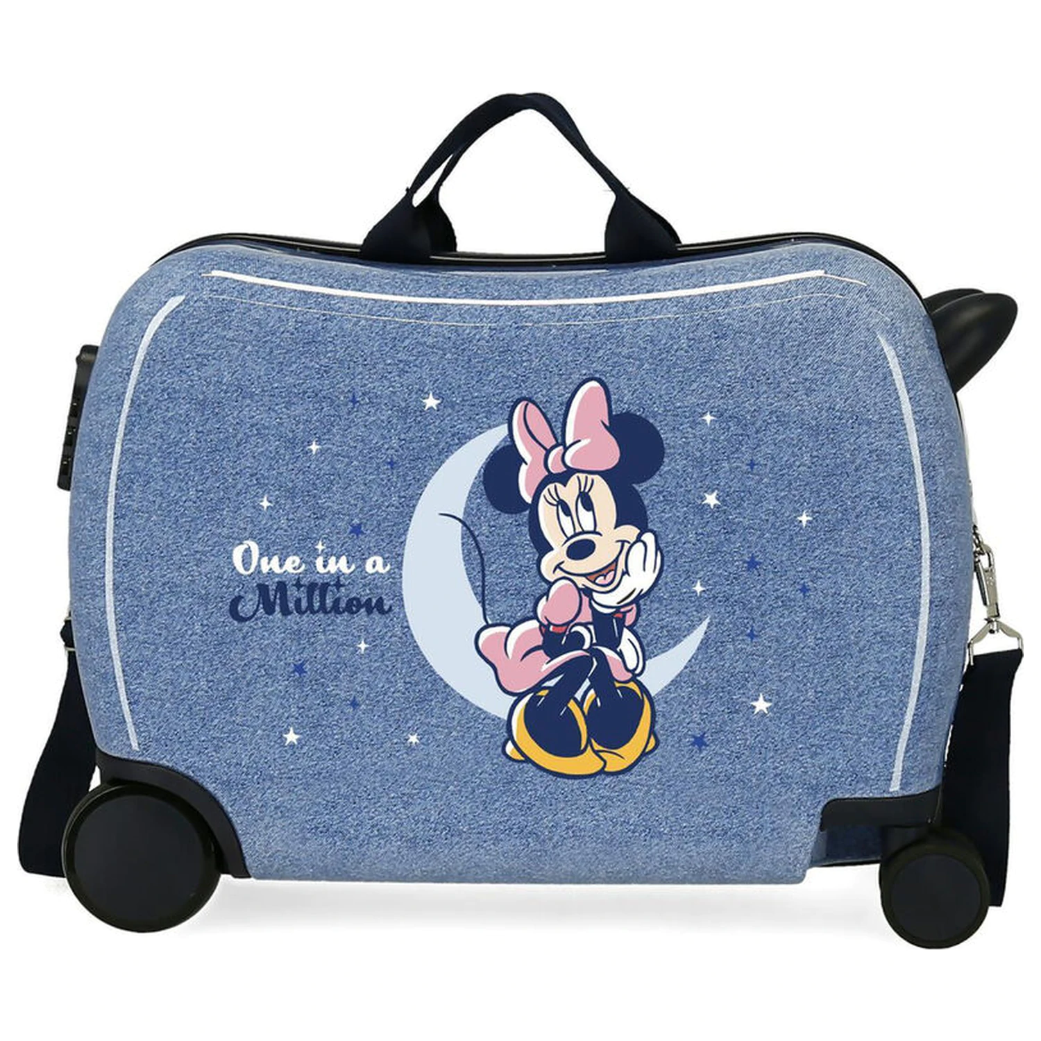Disney Minnie One In A Million Denim ABS trolley suitcase 50cm product photo