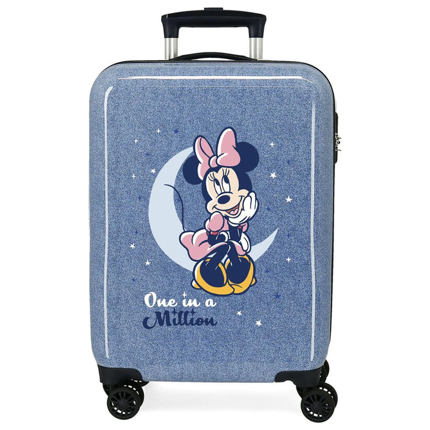 Disney Minnie One In A Million Denim ABS trolley suitcase 55cm product photo