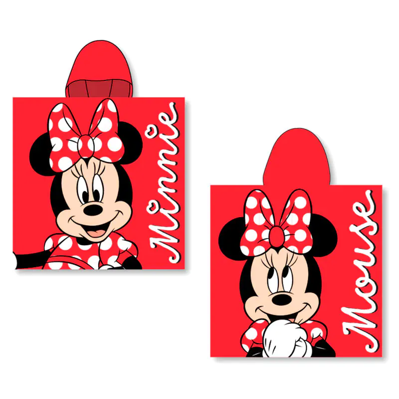 Disney Minnie cotton poncho towel product photo