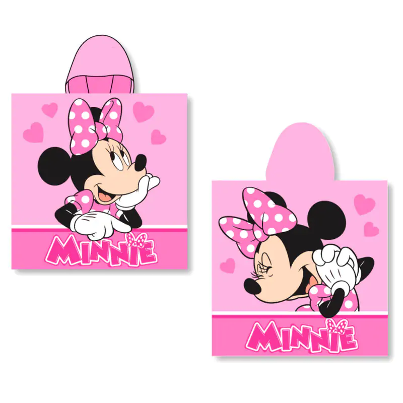 Disney Minnie cotton poncho towel product photo