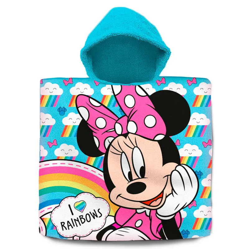 Disney Minnie cotton poncho towel product photo