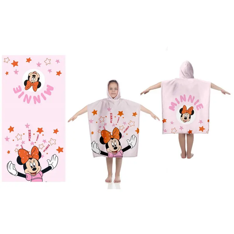 Disney Minnie Cotton poncho towel product photo